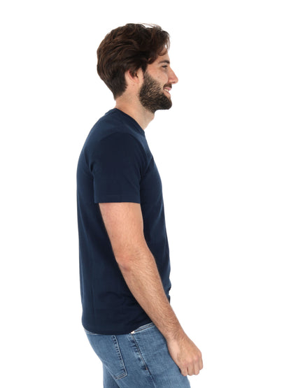 T-SHIRT CON TASCHINO YES ZEE UOMO BLU