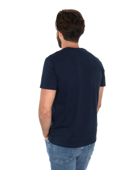 T-SHIRT CON TASCHINO YES ZEE UOMO BLU