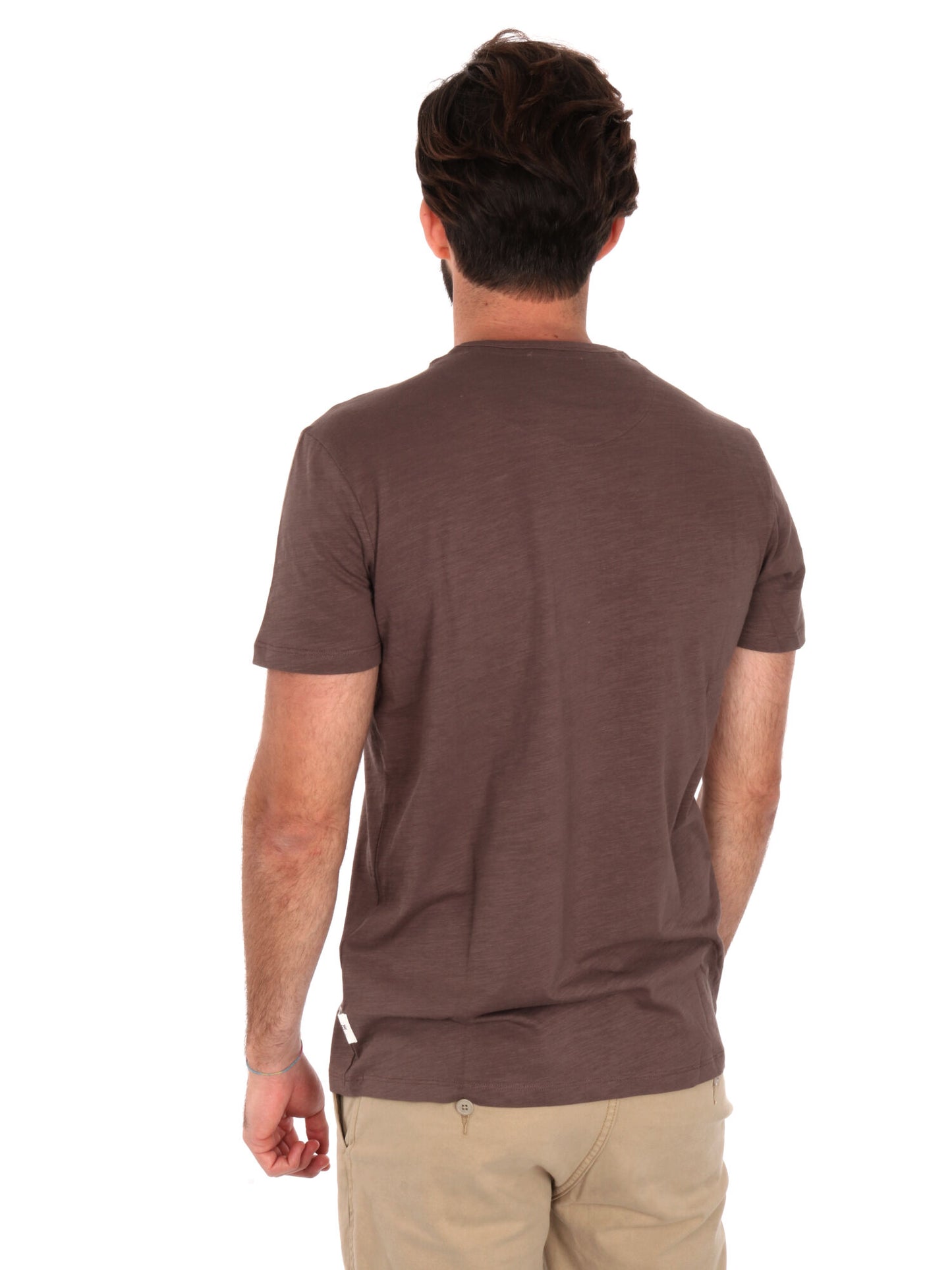 T-SHIRT  CON TASCHINO YES ZEE UOMO TESTA DI MORO