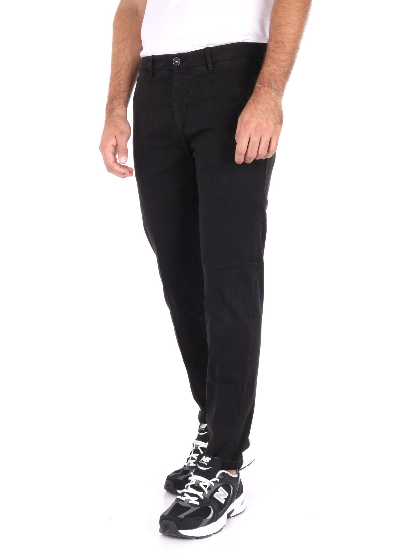 Pantalone chino Tahoma nero da uomo di Gianni Lupo