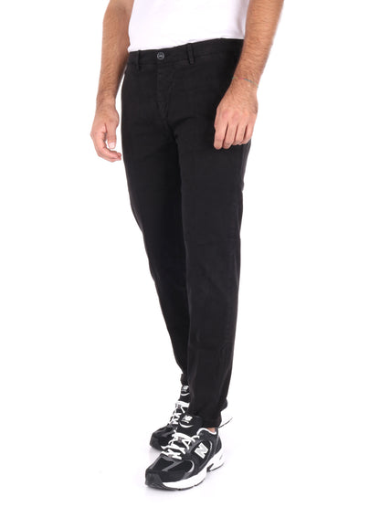 Pantalone chino Tahoma nero da uomo di Gianni Lupo