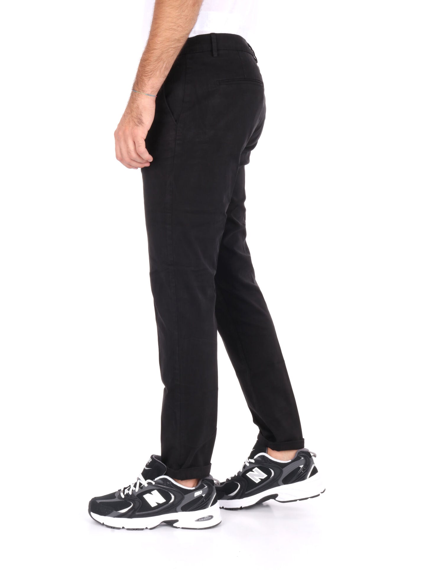 Pantalone chino Tahoma nero da uomo di Gianni Lupo