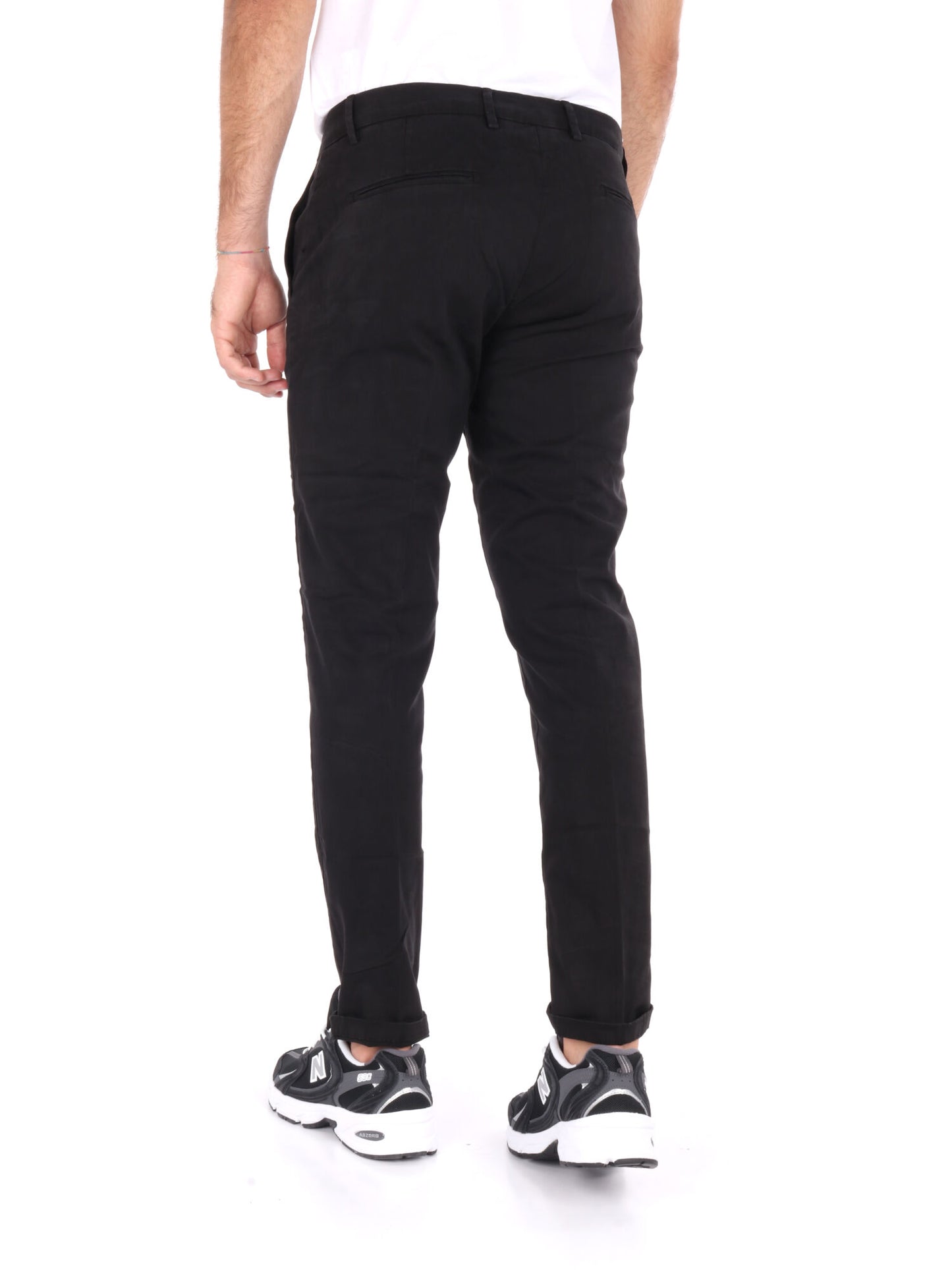Pantalone chino Tahoma nero da uomo di Gianni Lupo