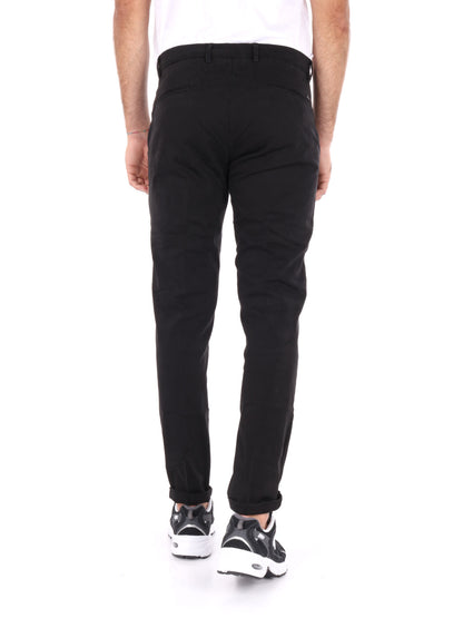 Pantalone chino Tahoma nero da uomo di Gianni Lupo