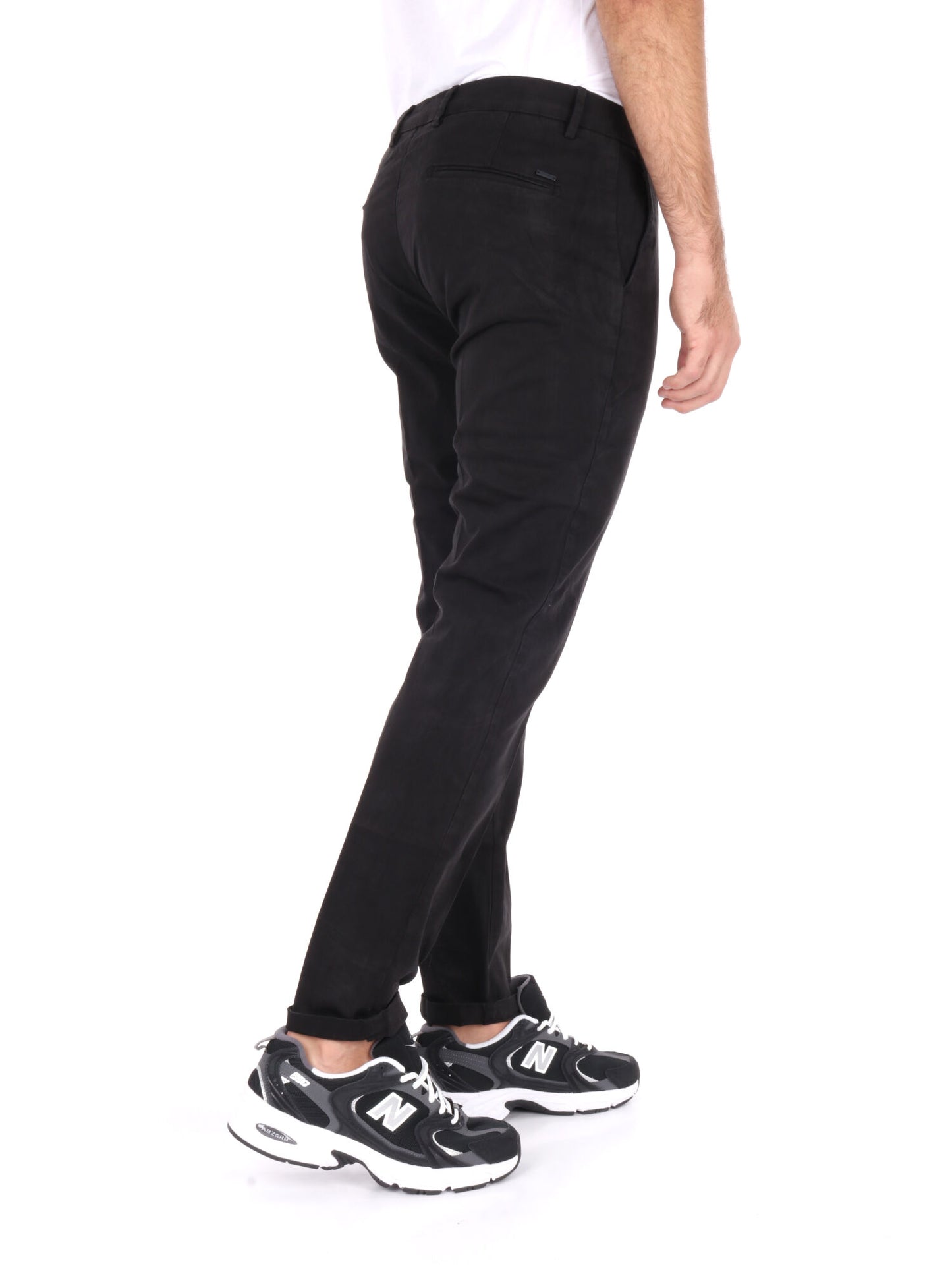 Pantalone chino Tahoma nero da uomo di Gianni Lupo