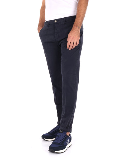 Pantaloni chino Gianni Lupo Tahoma uomo blu navy casual