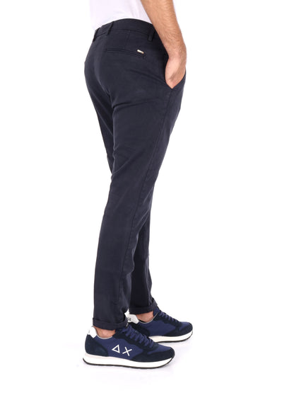 Pantaloni chino Gianni Lupo Tahoma uomo blu navy casual