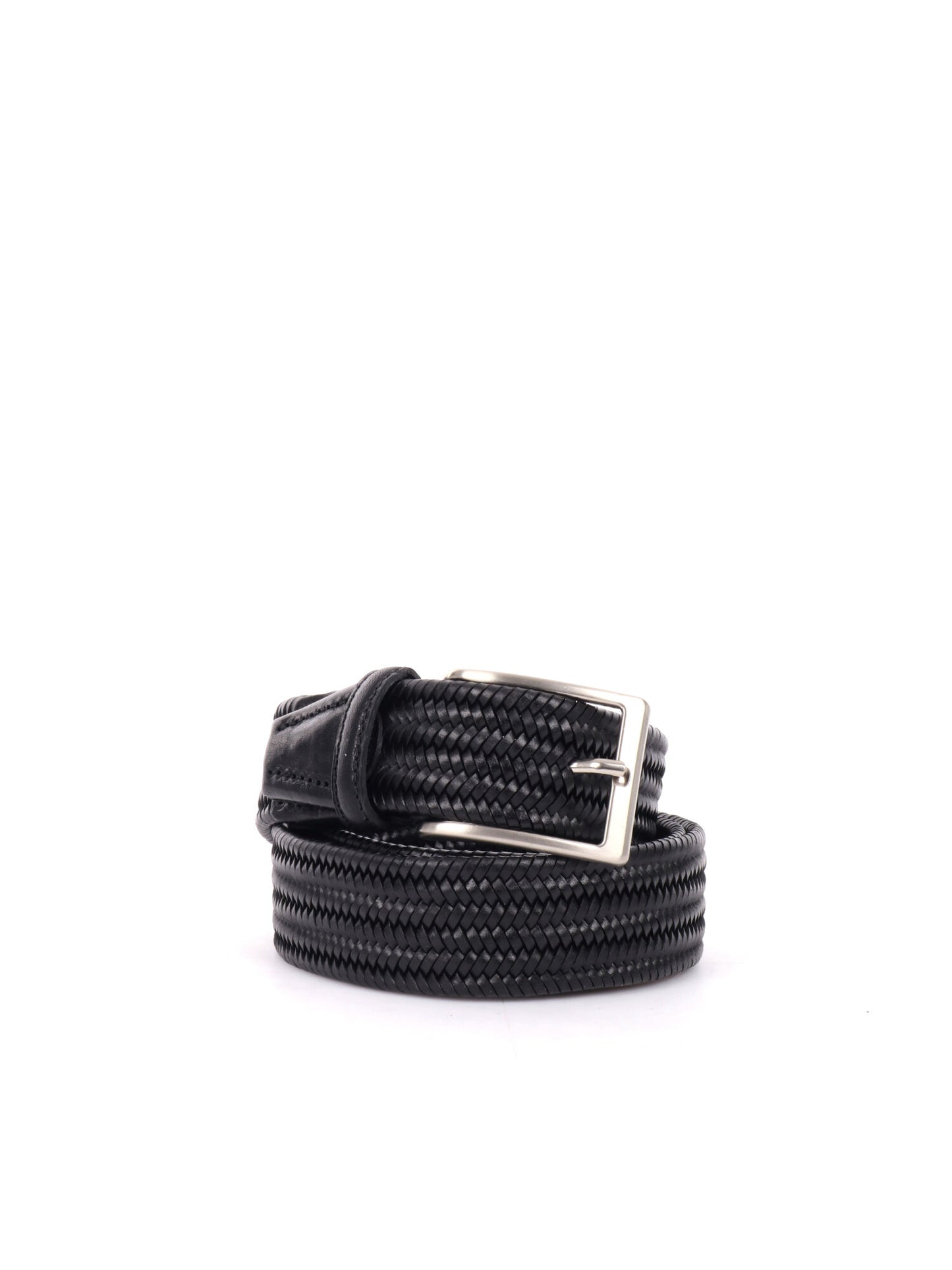 CINTURA INTRECCIATA FB UNISEX NERO