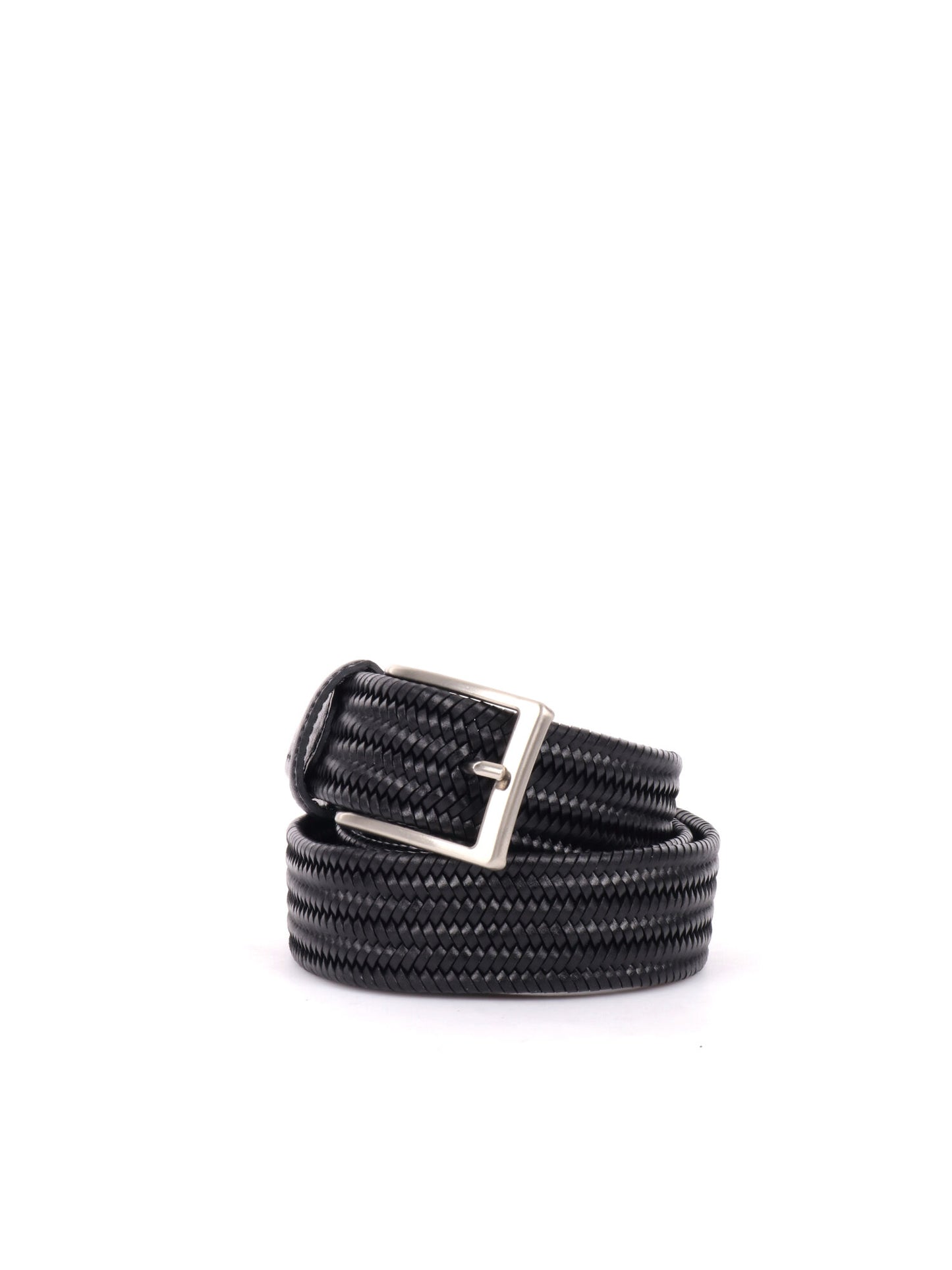 CINTURA INTRECCIATA FB UNISEX NERO