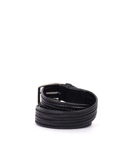CINTURA INTRECCIATA FB UNISEX NERO