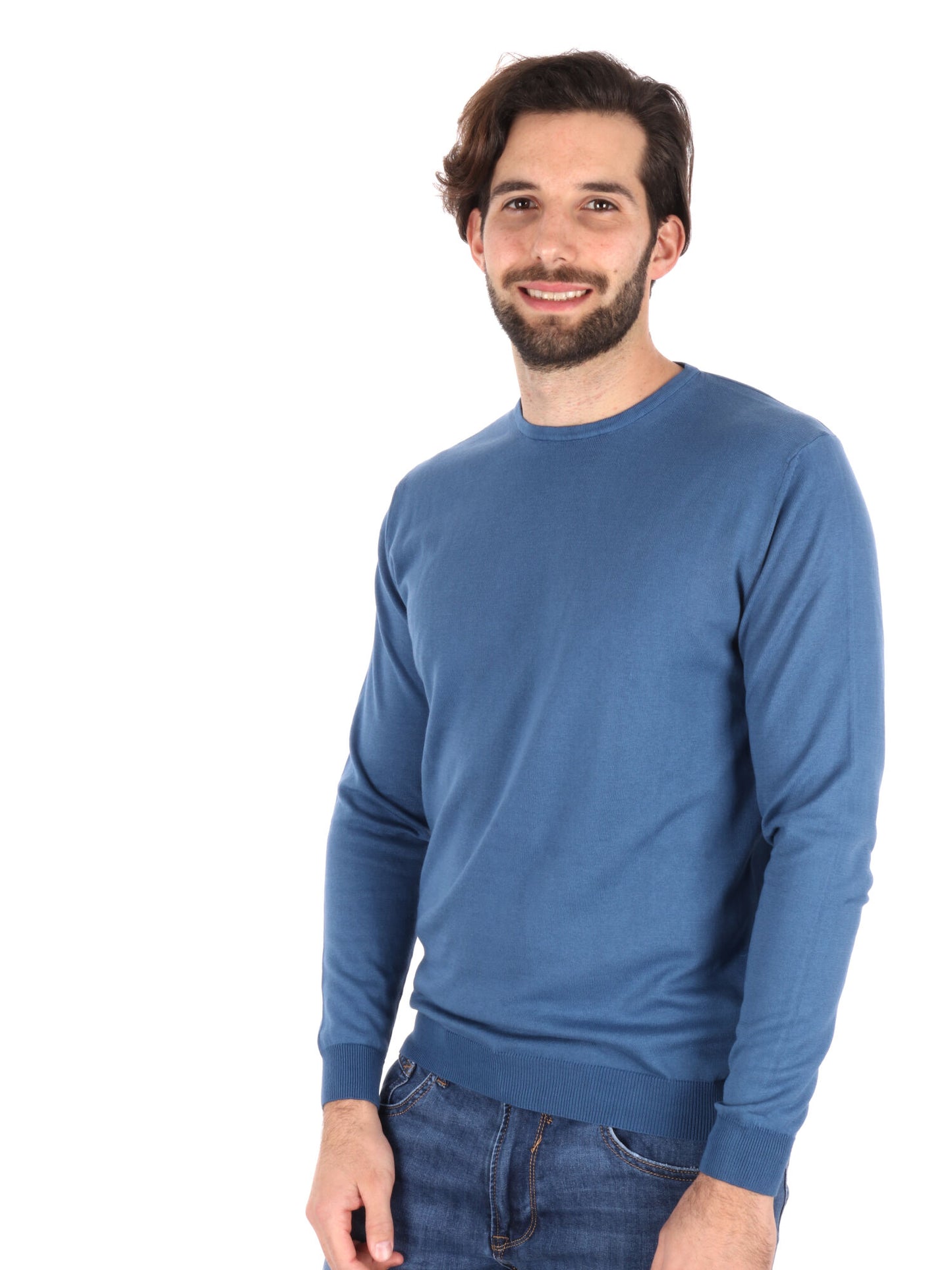 MAGLIA GIROCOLLO TAYLOR FB UOMO AVIO