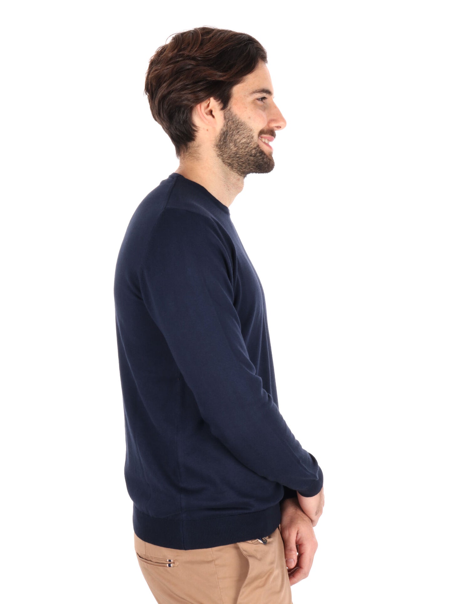 MAGLIA GIROCOLLO TAYLOR FB UOMO BLU