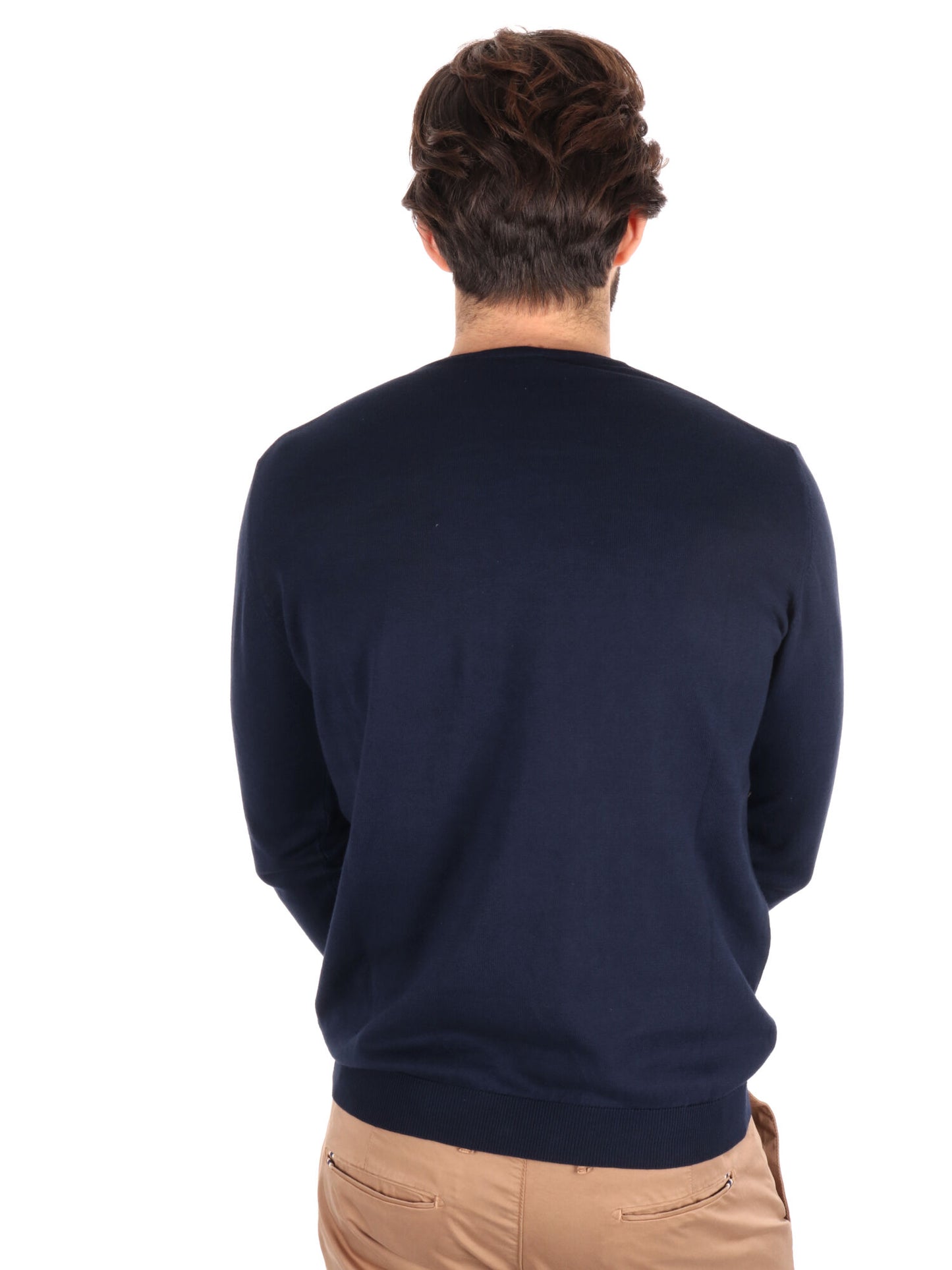 MAGLIA GIROCOLLO TAYLOR FB UOMO BLU