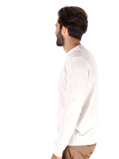 MAGLIA GIROCOLLO TAYLOR FB UOMO BIANCO