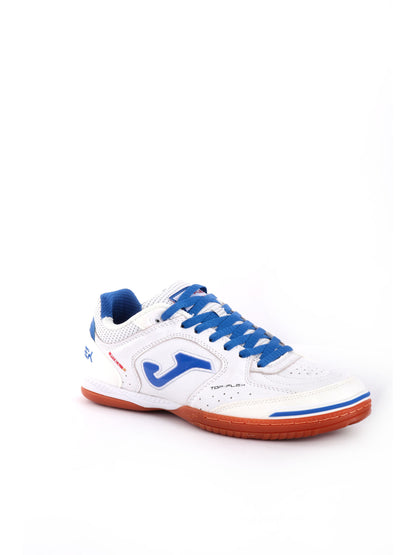 SCARPA DA CALCETTO INDOOR TOP FLEX IN UOMO BIANCO AZZURRO