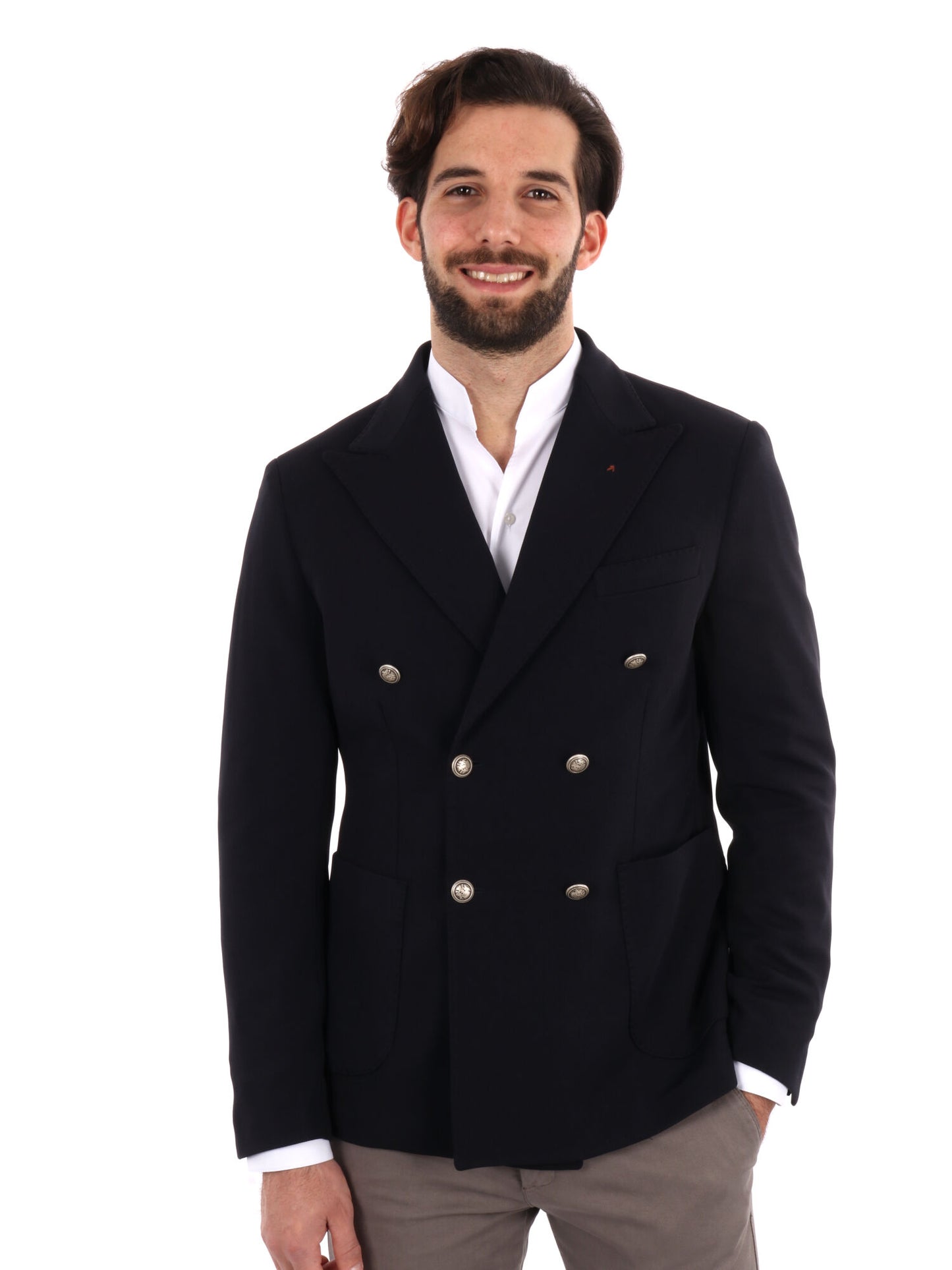 GIACCA DOPPIO PETTO FB UOMO BLU