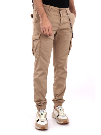 PANTALONE CARGO FB UOMO BISCOTTO