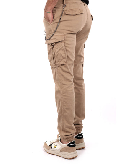 PANTALONE CARGO FB UOMO BISCOTTO