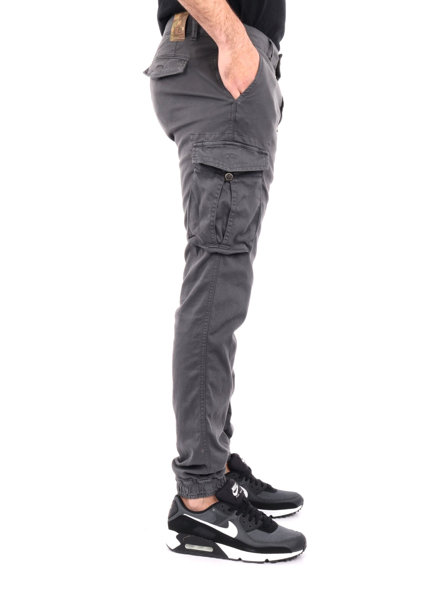 PANTALONE CARGO FB UOMO FERRO