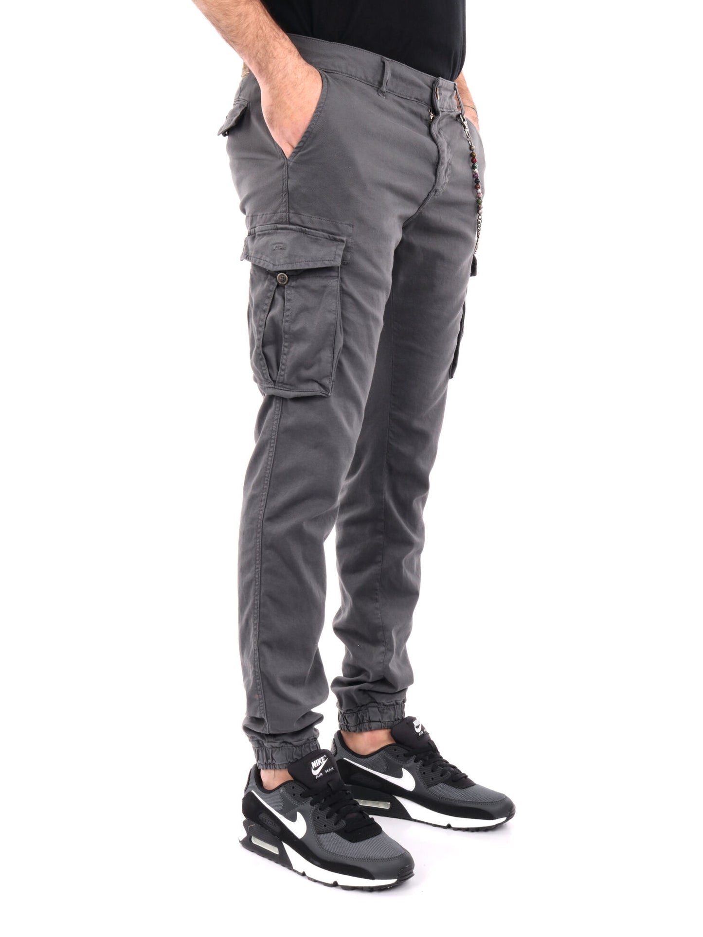 PANTALONE CARGO FB UOMO FERRO