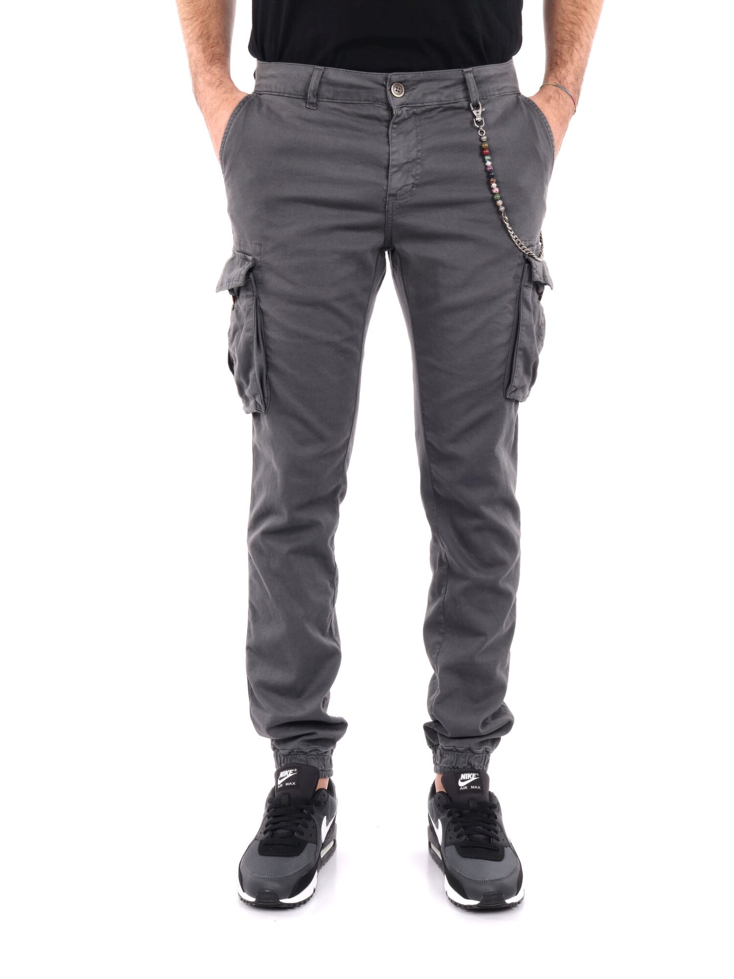 PANTALONE CARGO FB UOMO FERRO