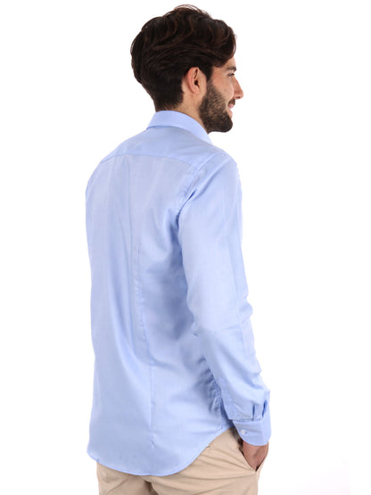 CAMICIA VARESE FB UOMO AZZURRO