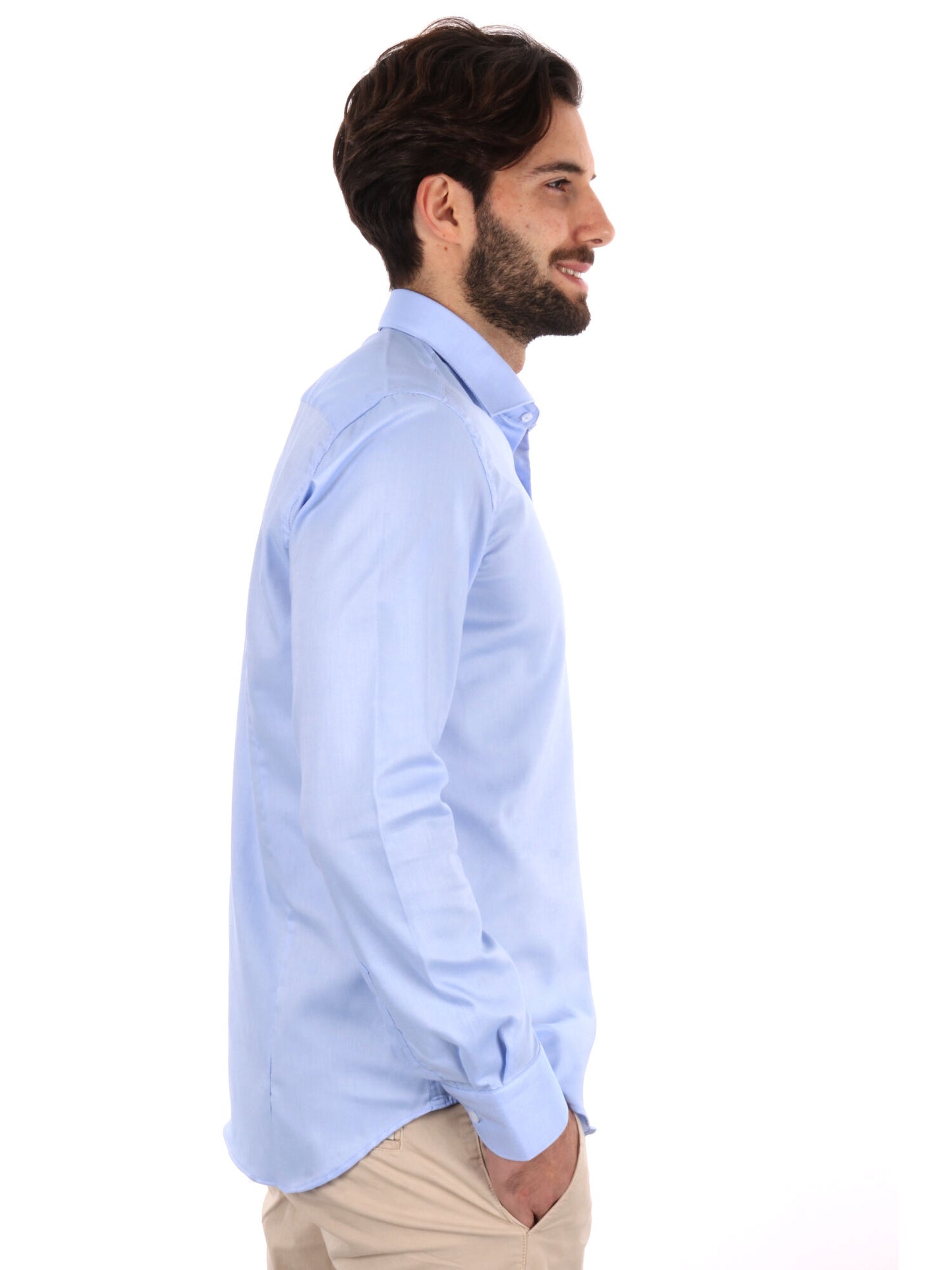 CAMICIA VARESE FB UOMO AZZURRO