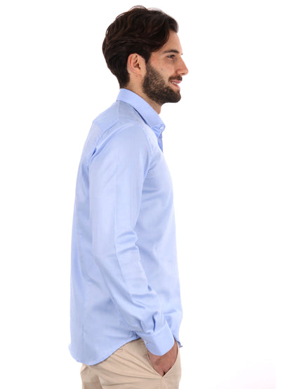 CAMICIA VARESE FB UOMO AZZURRO