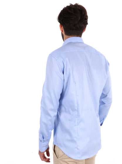 CAMICIA VARESE FB UOMO AZZURRO