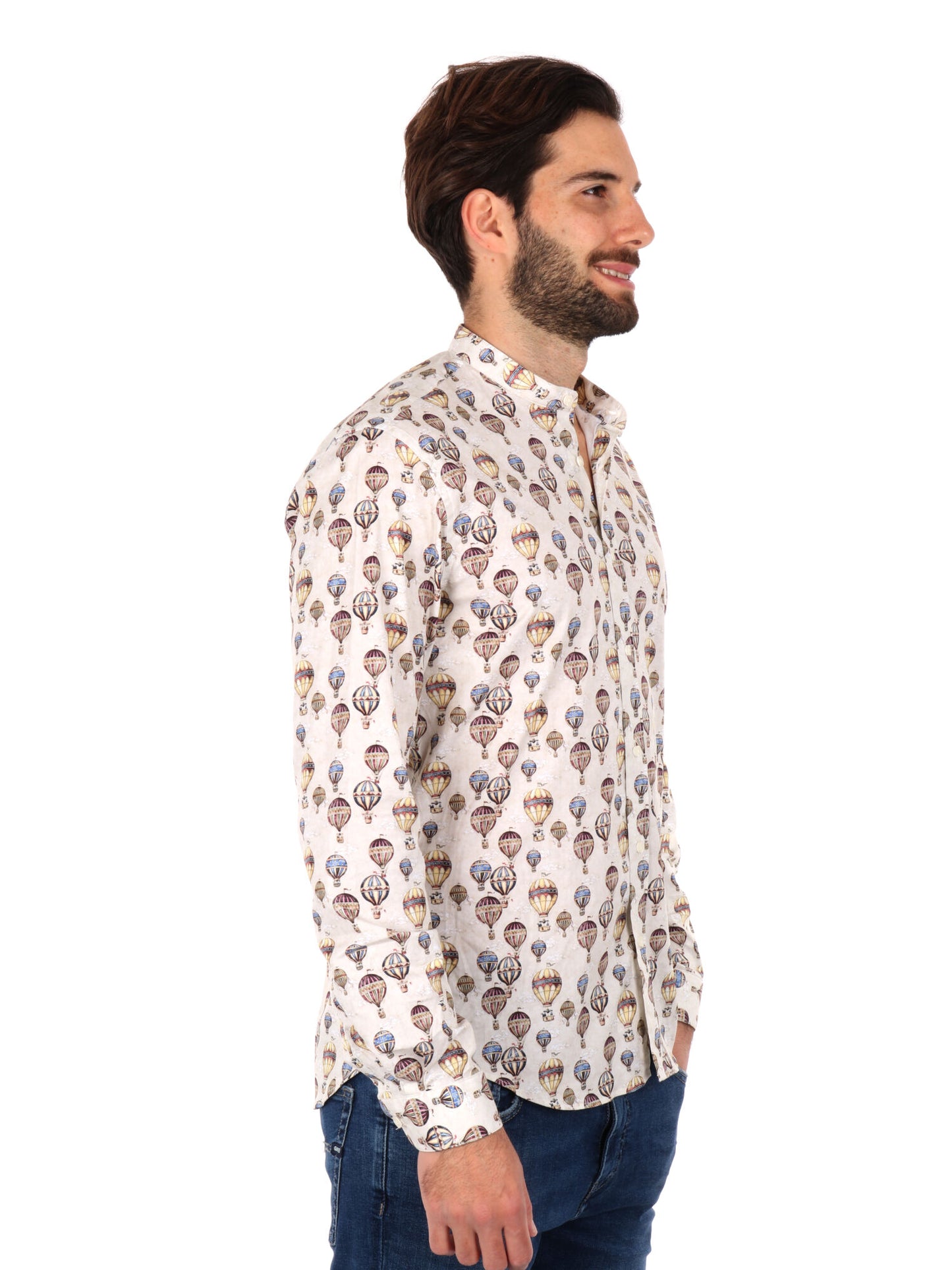 CAMICIA COLLETTO COREA VELAR FB UOMO BEIGE
