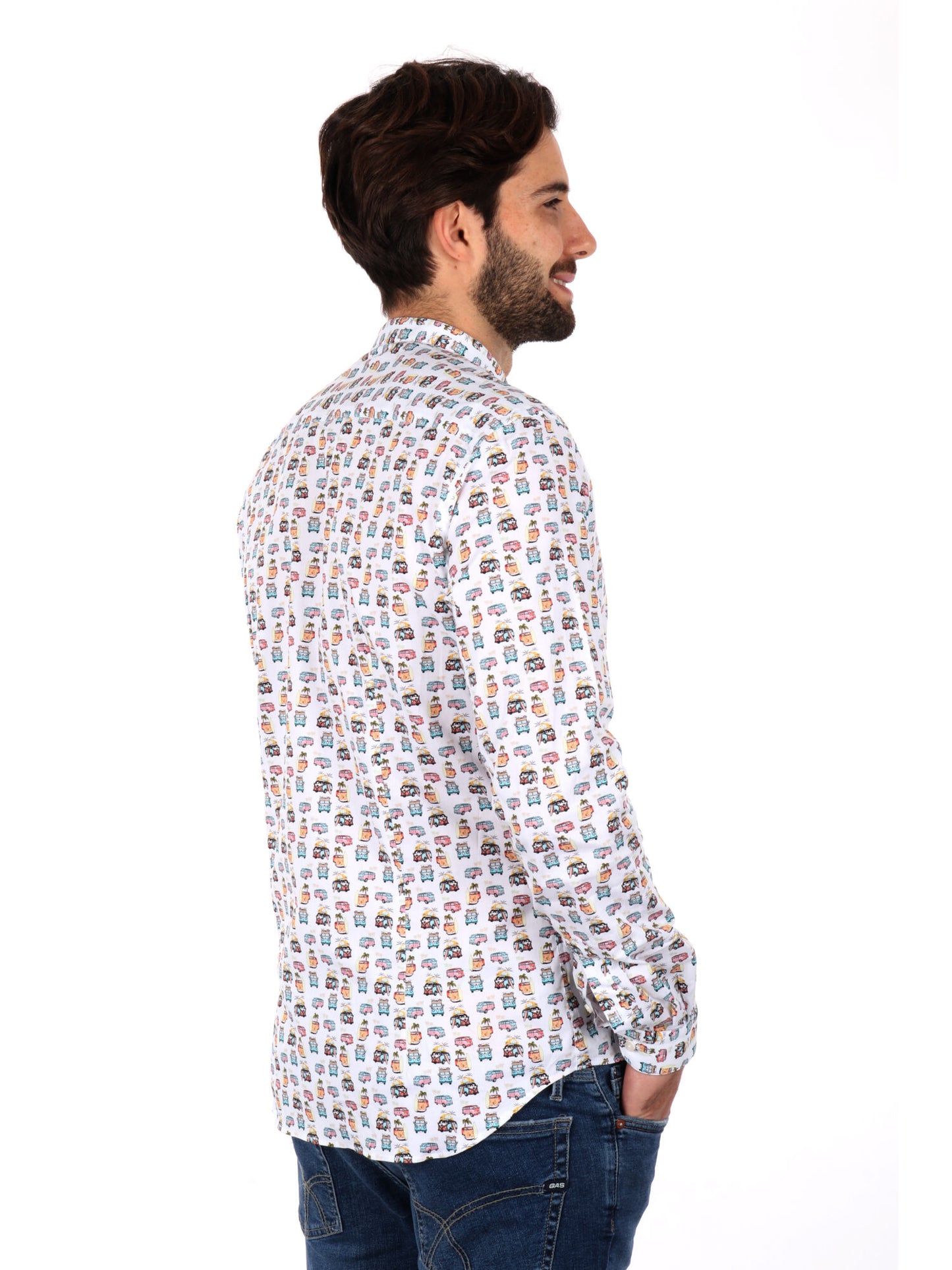 CAMICIA COLLETTO COREA VELAR FB UOMO BIANCO