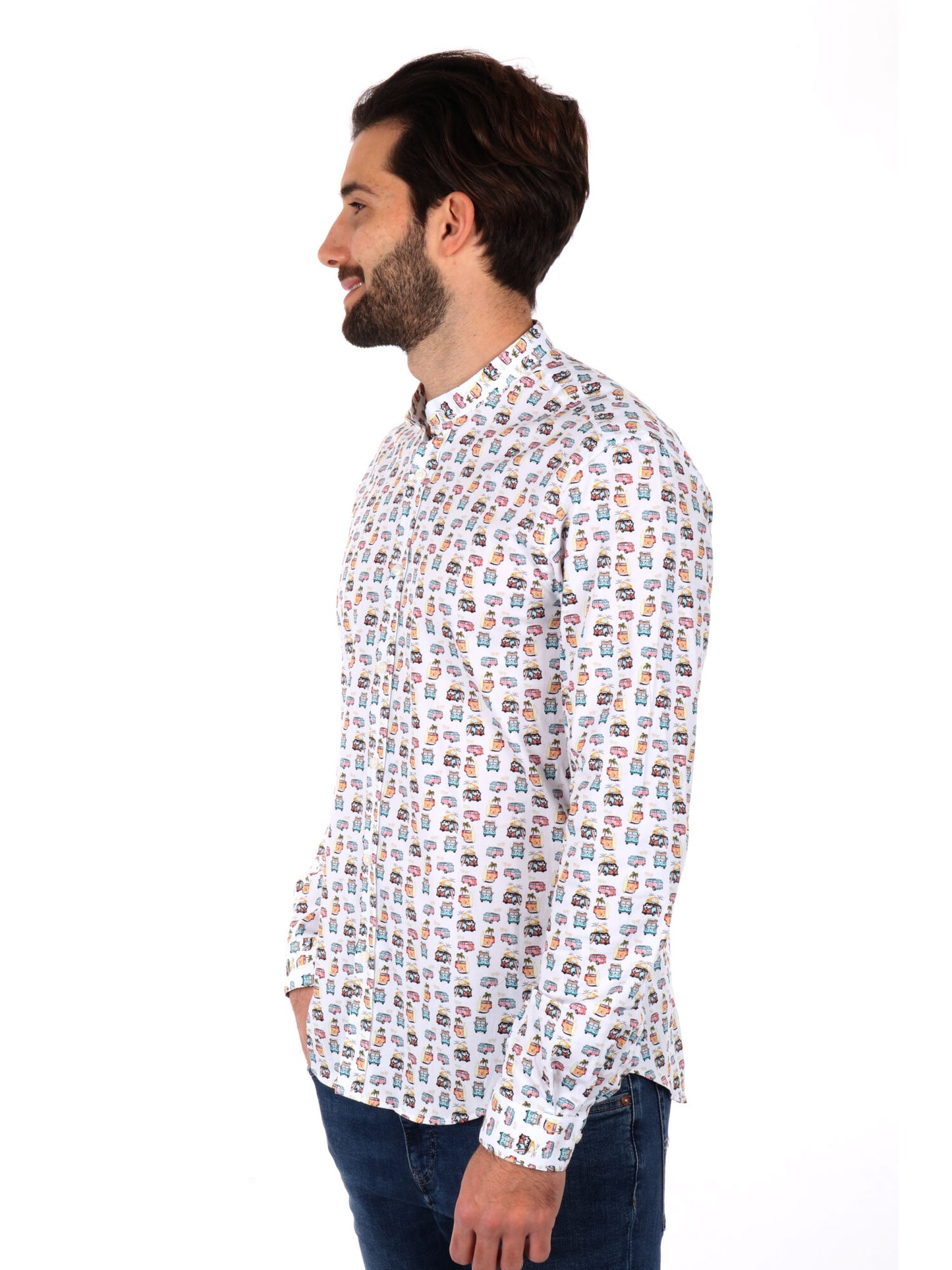 CAMICIA COLLETTO COREA VELAR FB UOMO BIANCO