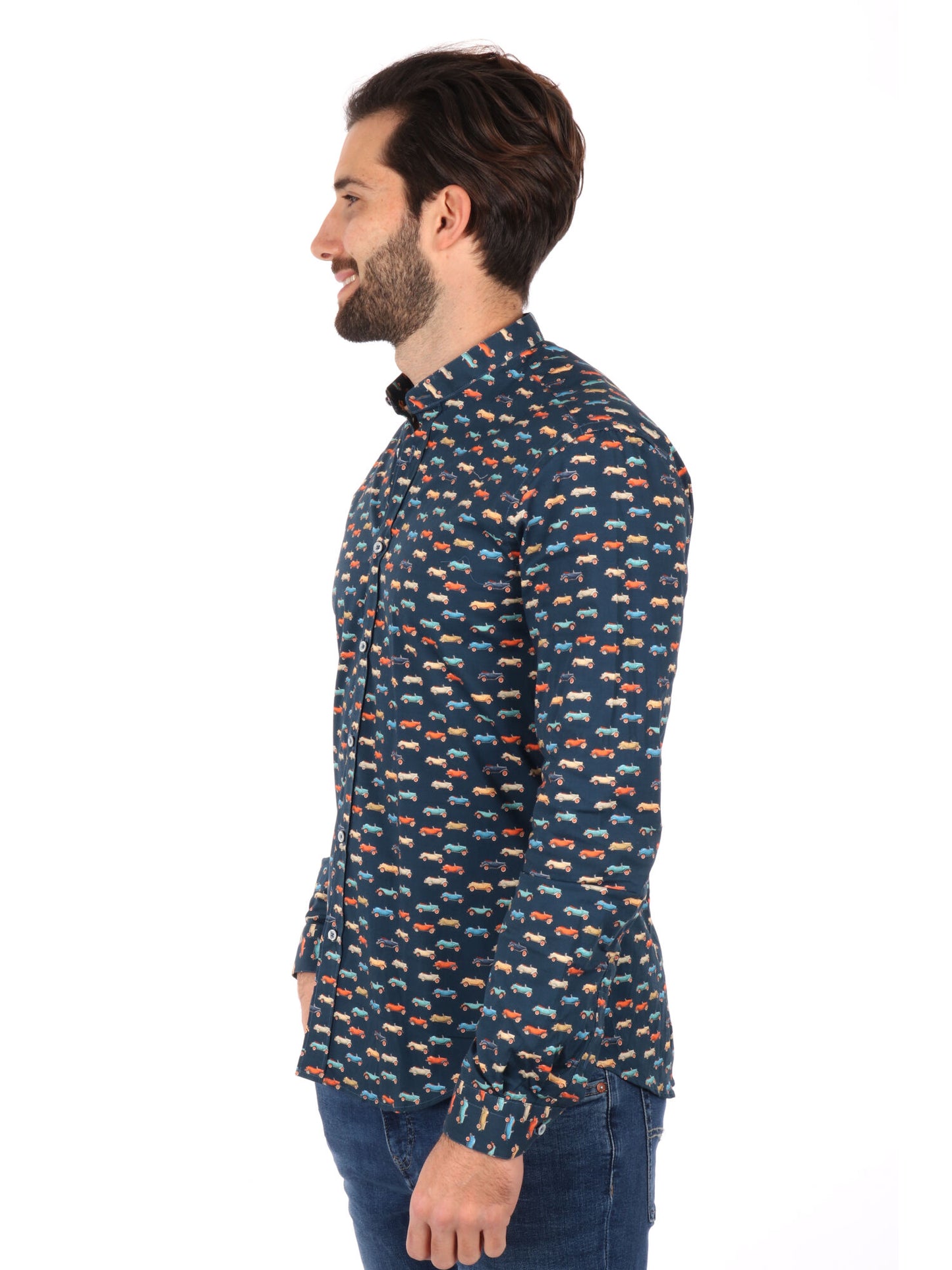 CAMICIA COLLETTO COREA VELAR FB UOMO BLU