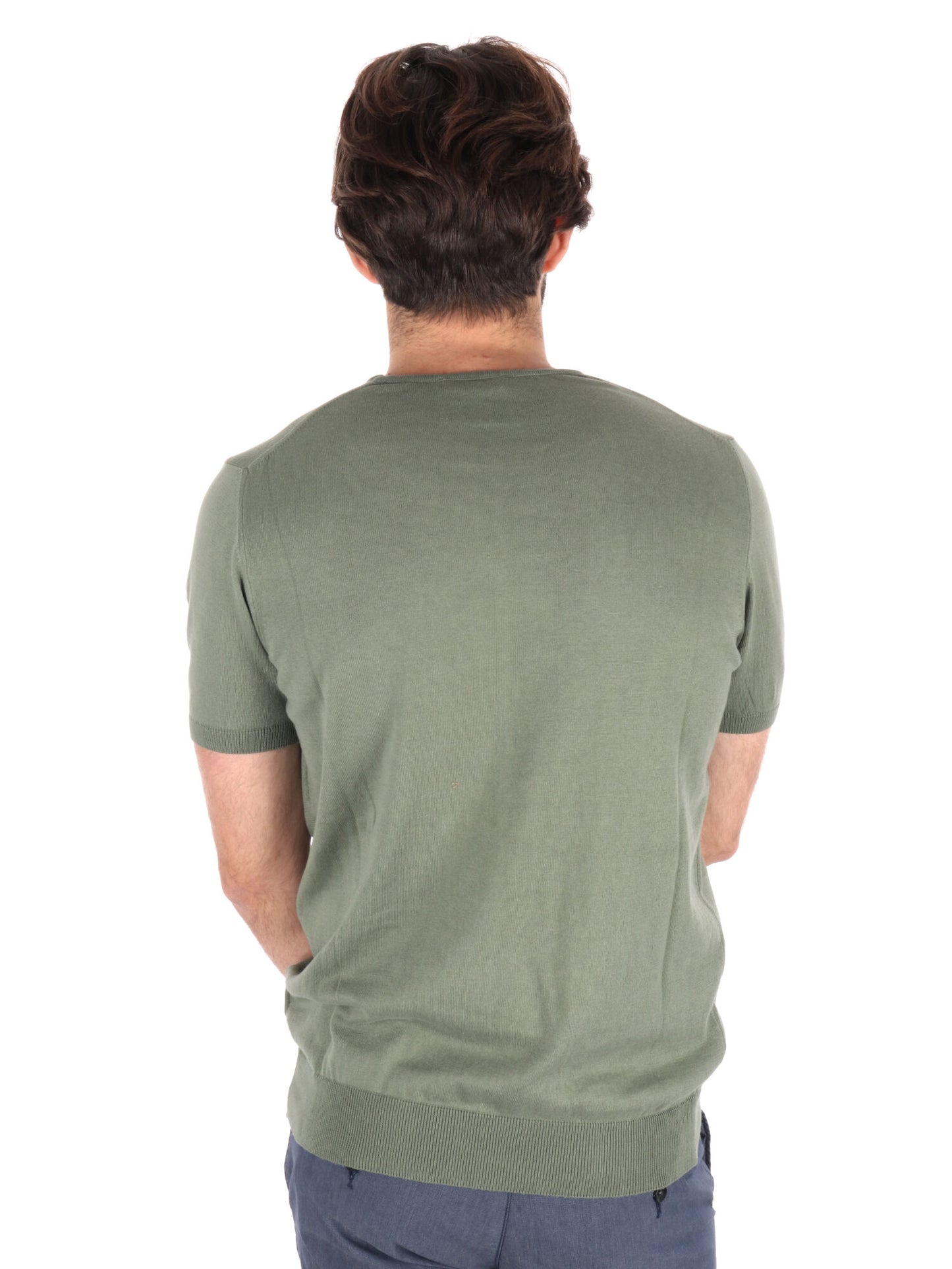 T-SHIRT IN MAGLIA VITTI FB UOMO KAKI