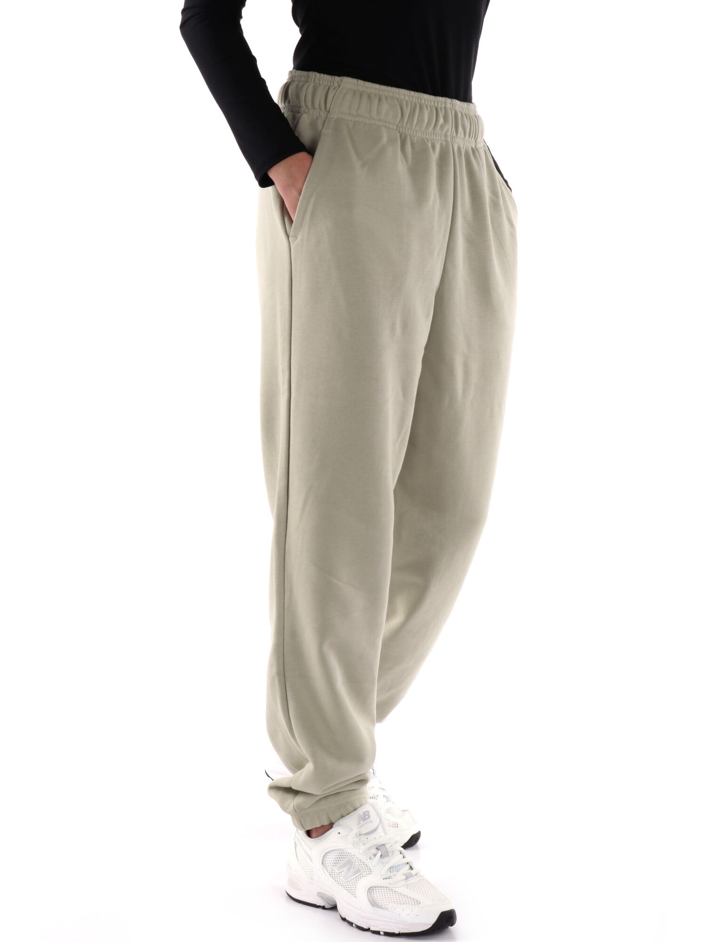 PANTALONE TUTA NEW BALANCE DONNA OLIVA