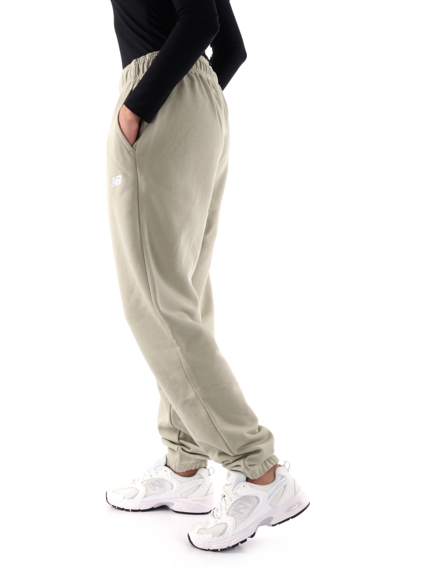 PANTALONE TUTA NEW BALANCE DONNA OLIVA