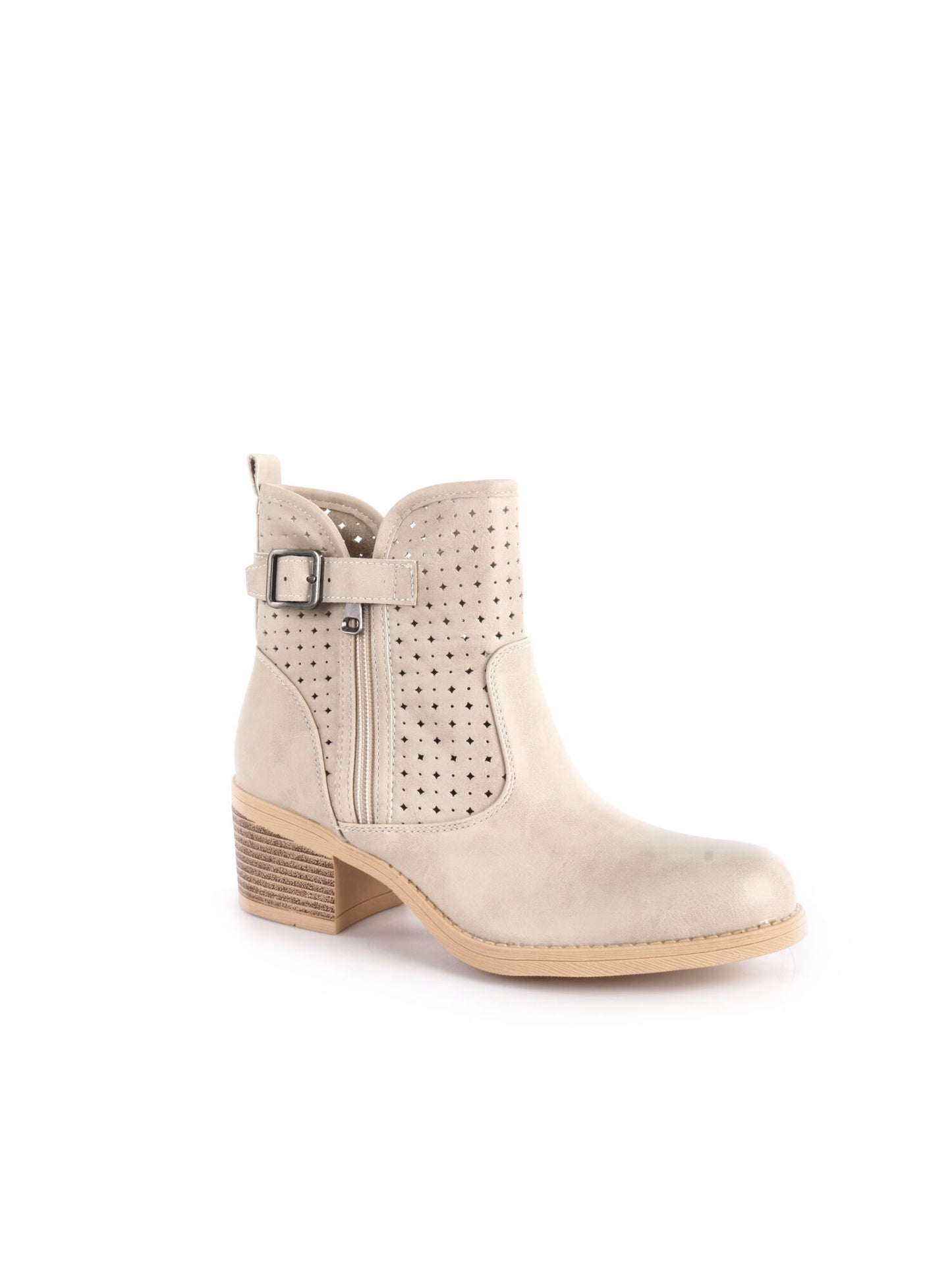 STIVALETTO CON FIBBIA QUEEN HELENA DONNA BEIGE