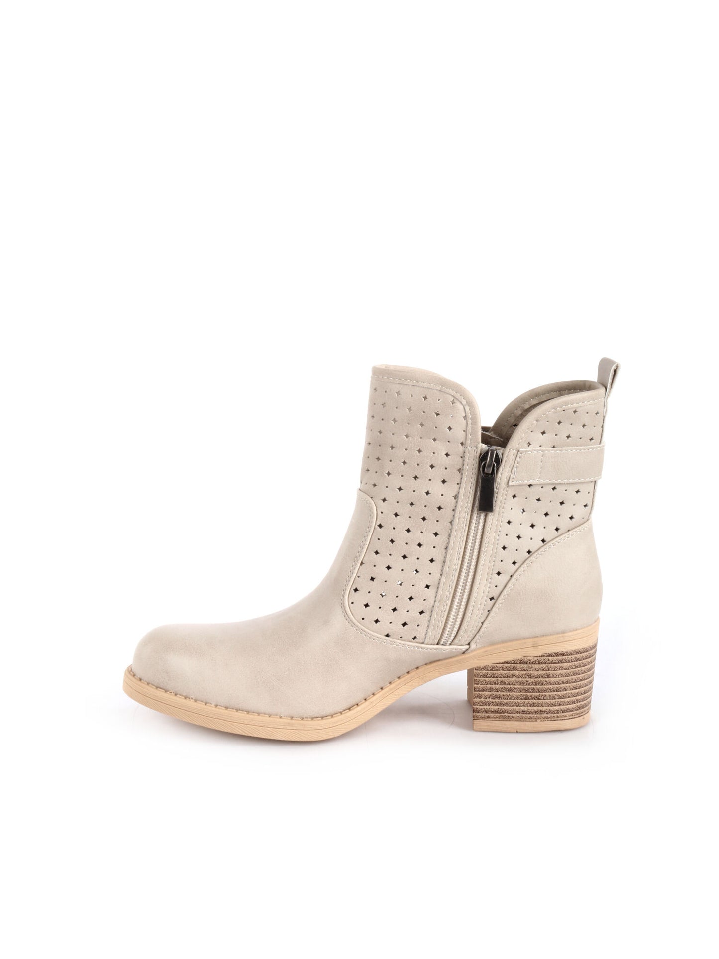 STIVALETTO CON FIBBIA QUEEN HELENA DONNA BEIGE