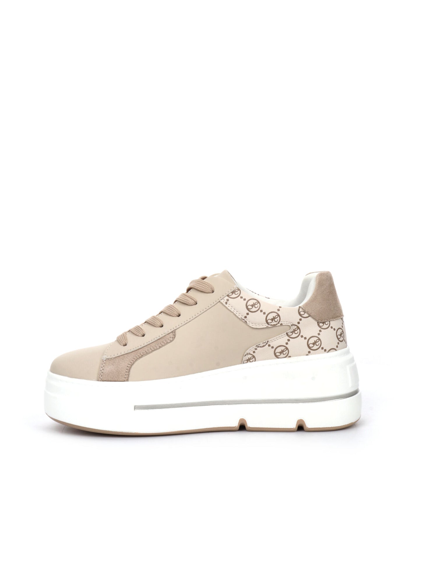 SNEAKERS CON PLATFORM QUEEN HELENA DONNA BEIGE