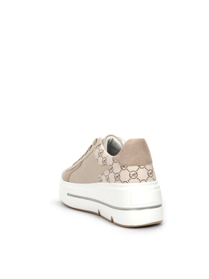 SNEAKERS CON PLATFORM QUEEN HELENA DONNA BEIGE