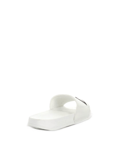 CIABATTA SLIPPERS LOGO SUN68 UOMO BIANCO