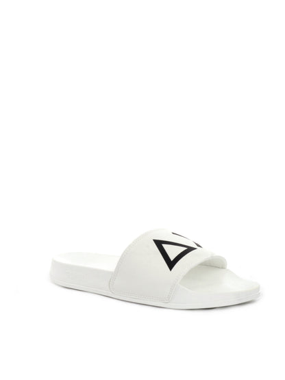 CIABATTA SLIPPERS LOGO SUN68 UOMO BIANCO