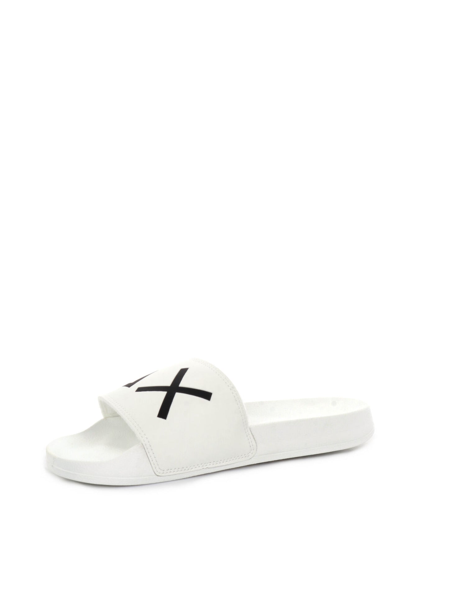 CIABATTA SLIPPERS LOGO SUN68 UOMO BIANCO