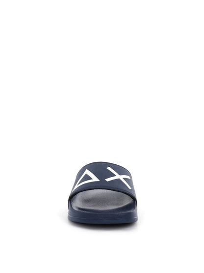 CIABATTA SLIPPERS LOGO SUN68 UOMO BLU
