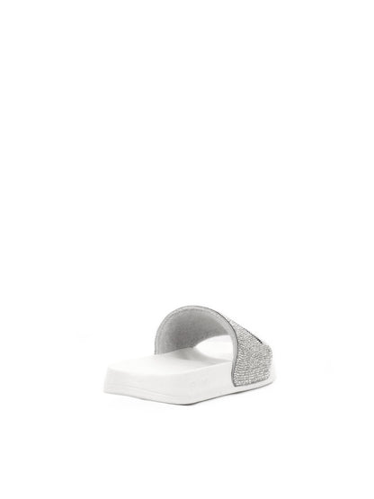 CIABATTA SLIPPERS STRASS SUN68 DONNA BIANCO