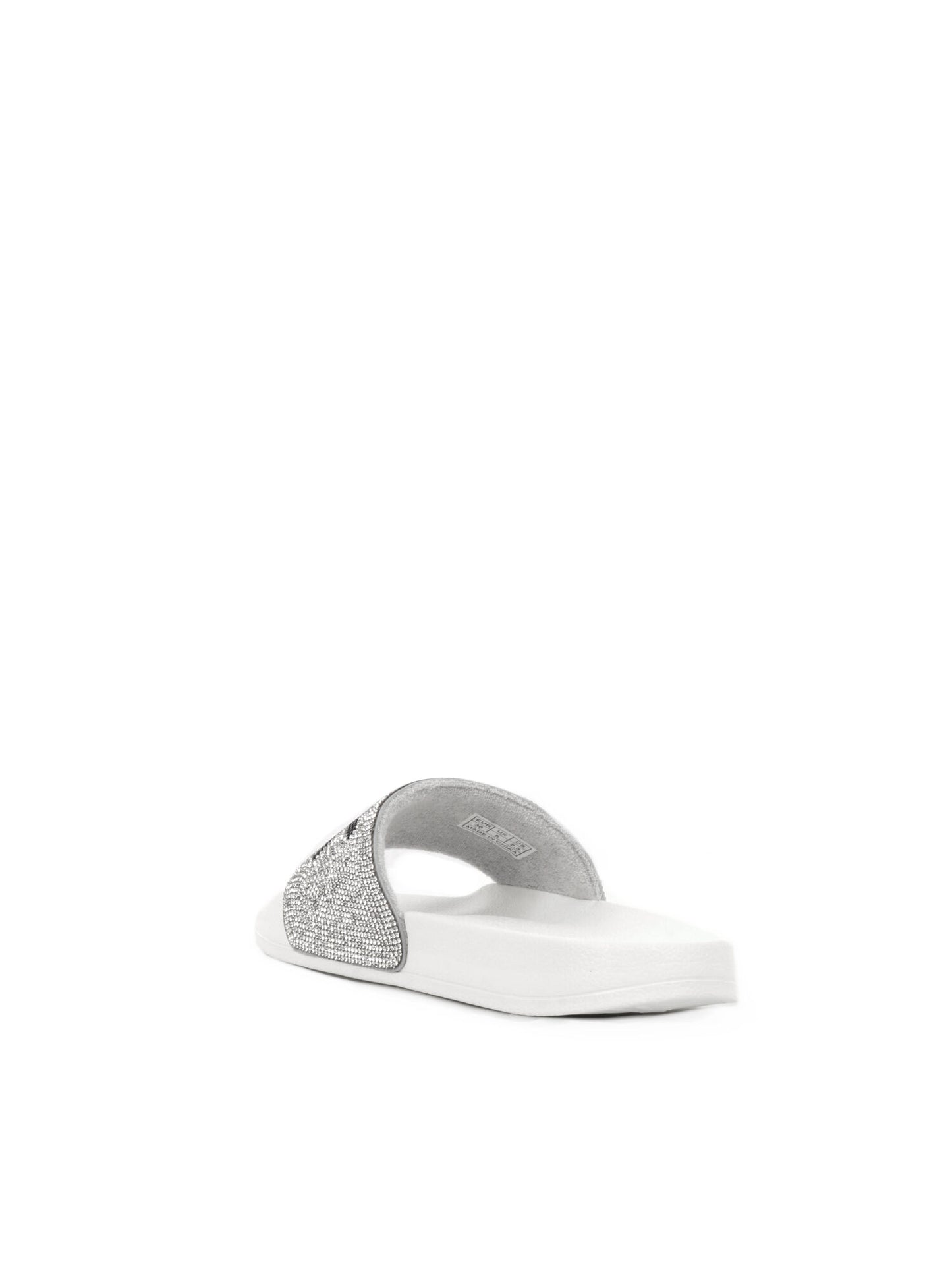 CIABATTA SLIPPERS STRASS SUN68 DONNA BIANCO