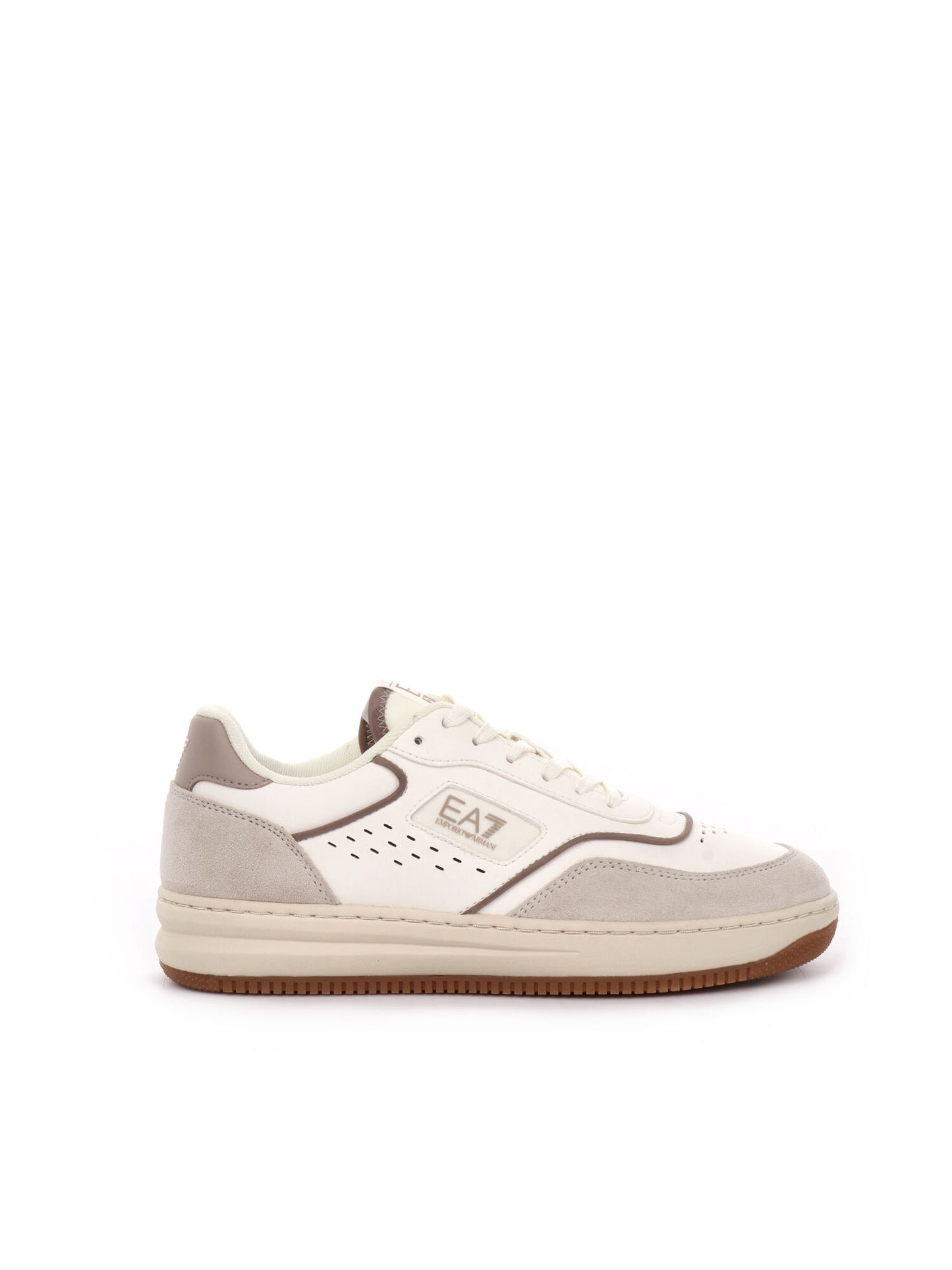 SNEAKERS RETRO SLASHER AE7 EMPORIO ARMANI DONNA BIANCO BEIGE