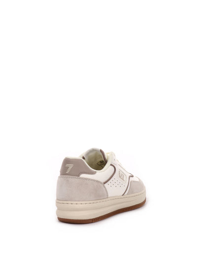 SNEAKERS RETRO SLASHER AE7 EMPORIO ARMANI DONNA BIANCO BEIGE