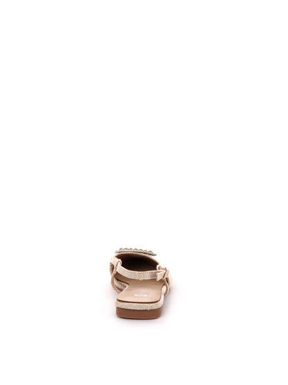 SLINGBACK BASSA CON FIBBIA CLYO' DONNA BEIGE