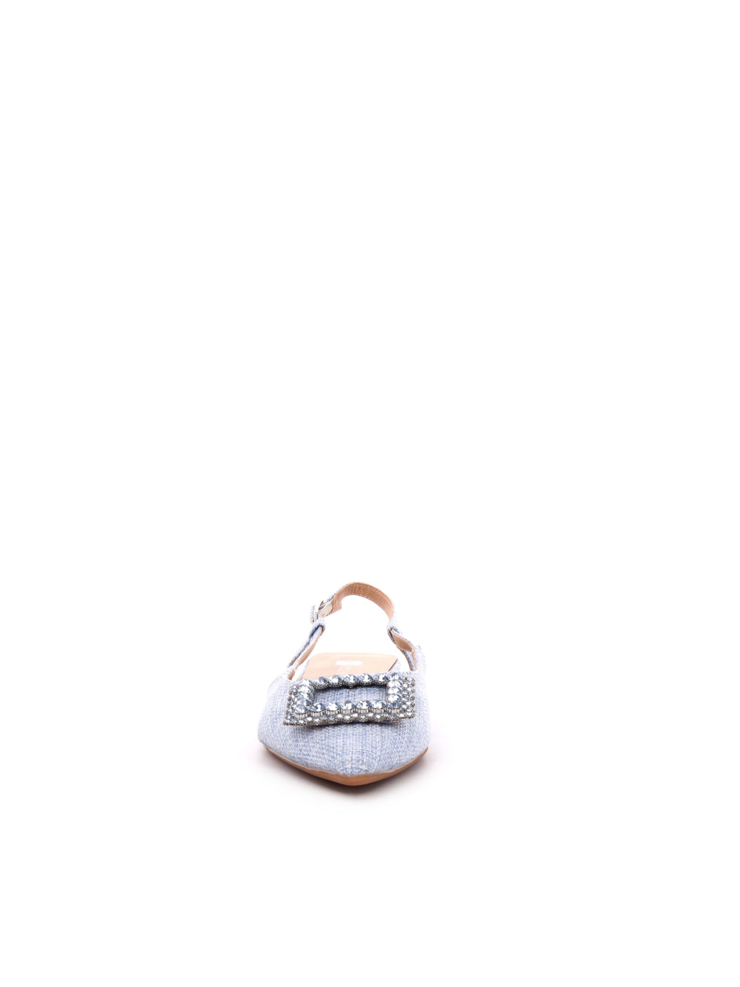 SLINGBACK BASSA CON FIBBIA CLYO' DONNA AZZURRO
